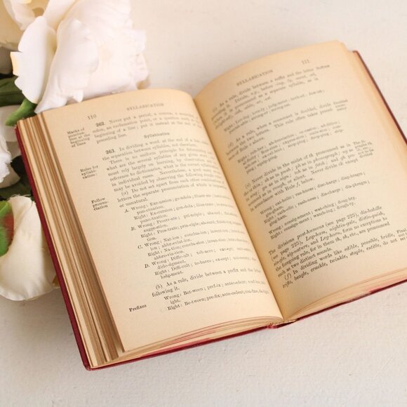 Vintage 1900s Book, "Handbook of Composition" by Edwin C Woolley PhD, Grammatica - Picture 8 of 9